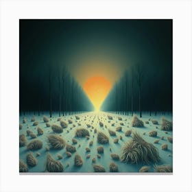 'Dark Forest' 3 Canvas Print