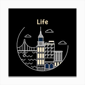 Life In San Francisco Canvas Print