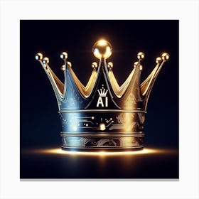 Ai Crown 1 Canvas Print