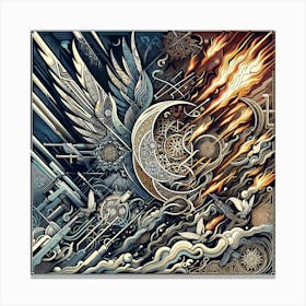 Turmoil Canvas Print