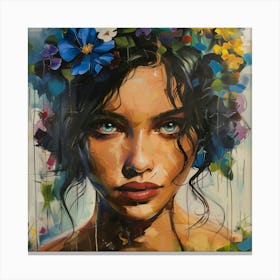 Flower Girl 7 Canvas Print