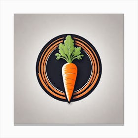 Carrot Logo 7 Canvas Print