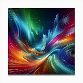 Abstract Painting 100 Canvas Print