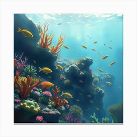 Coral Reef74 Canvas Print