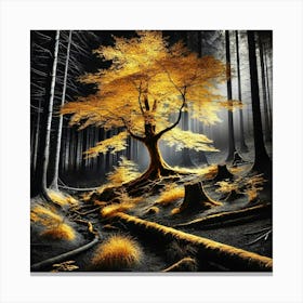 Tree In The Forest 38 Canvas Print