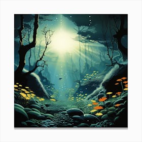 Underwater Forest Canvas Print