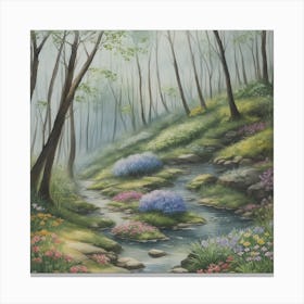 Nature Flower Forest 2 Canvas Print