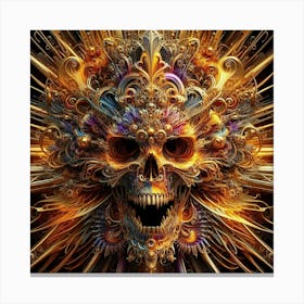 Skull Art 1 Canvas Print