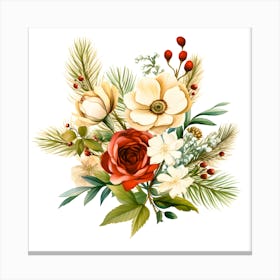 Christmas Bouquet Canvas Print