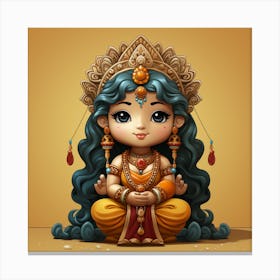 godess durga Canvas Print