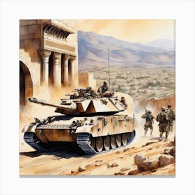 M1a2 Tank 3 Canvas Print