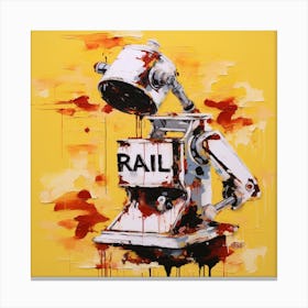 Rail Robot Canvas Print