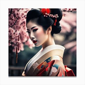 Geisha 165 Canvas Print