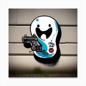 Ghost In A Gun Canvas Print