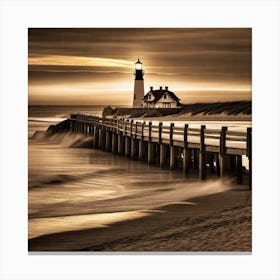 Photograph - Lighthouse Canvas Print