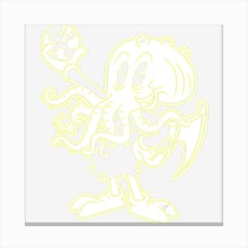 Blackcraft Cute Cthulhu Old One Classic Cartoon Canvas Print