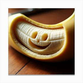 Smiley Banana 2 Canvas Print