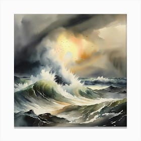 Stormy Seas Canvas Print