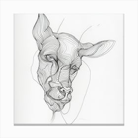 Goat Head Canvas Print