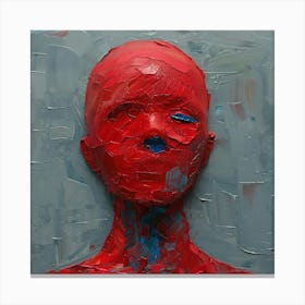 Red Face Canvas Print