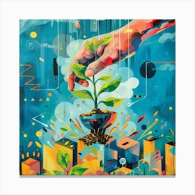 'Seeds Of Life' Investment Canvas Print