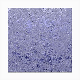 Lavender Aluminum Foil Canvas Print