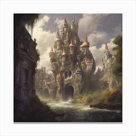 Fantasy Castle 23 Canvas Print