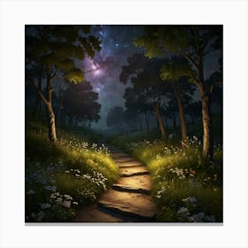 Path To The Forest 1 Canvas Print