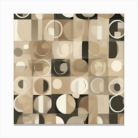 Abstract Circles 14 Canvas Print