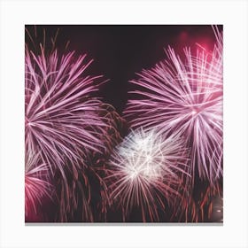 Fireworks In The Sky Canvas Print