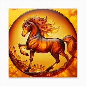 Zodiac Horse Canvas Print