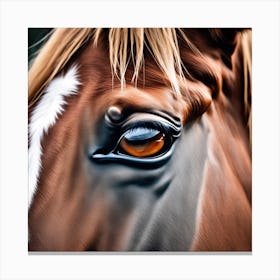 Eye Of A Horse 2 Canvas Print