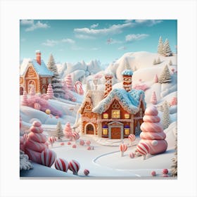 Christmas Village 7 Canvas Print