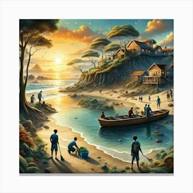 'The Shore' Canvas Print