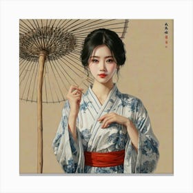 Chinese Woman 3 Canvas Print