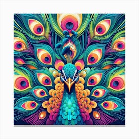 Peacock Canvas Print