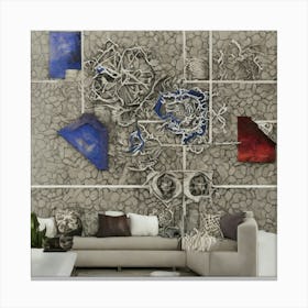 Abstract Wall Mural 2 Canvas Print