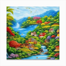 Tropical Paradise 7 Canvas Print