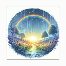 Rainbow in the sky 3 Canvas Print