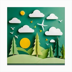 Paper Art 6 Canvas Print