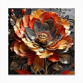 Flower Painting Canvas Print