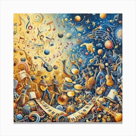 Music In The Sky Canvas Print