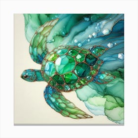 A crystal turtle 1 Canvas Print