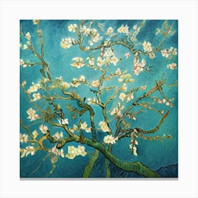 Blossoming Almond Tree Canvas Print