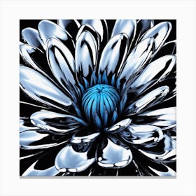 Blue Flower 1 Canvas Print