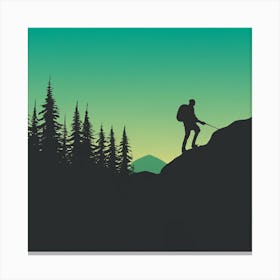 Hike Thru The Forest Canvas Print