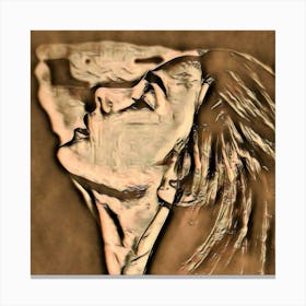 Woman'S Face 11 Canvas Print