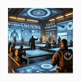 Raven Vanguard Psychological Tactical Training Canvas Print