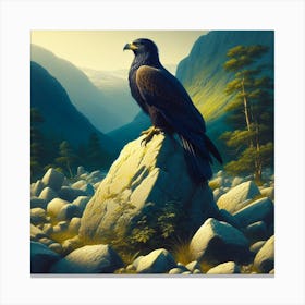 Eagle Sad Canvas Print