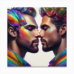 Rainbow Love Canvas Print